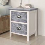 mesillas de noche gris